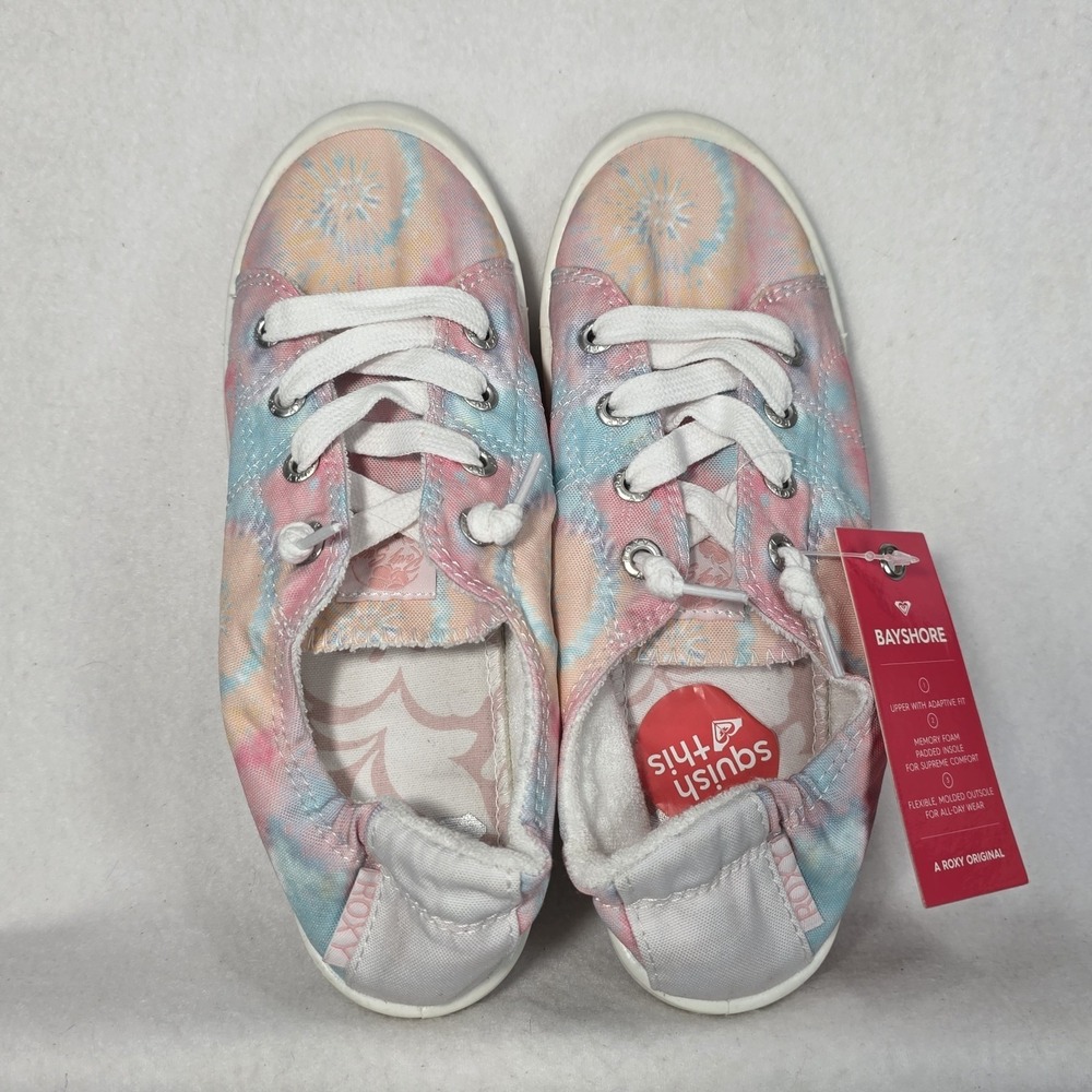 Roxy Surf Bayshore III Tie Dye Women's Shoes Sneakers Size US 7 NWT Memory Foam